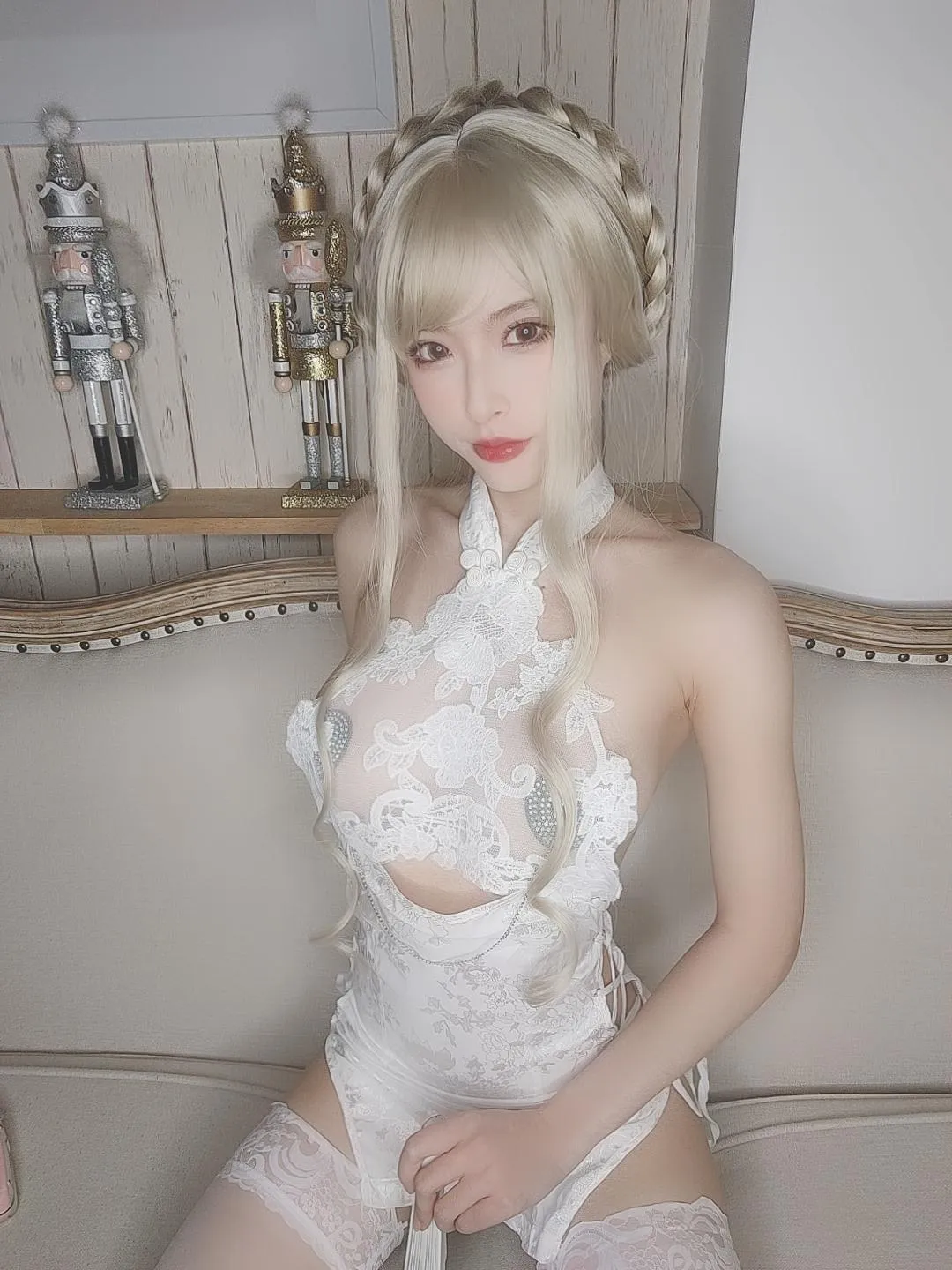 清水由乃 – NO.41 金发旗袍-自拍 [29P]插图5