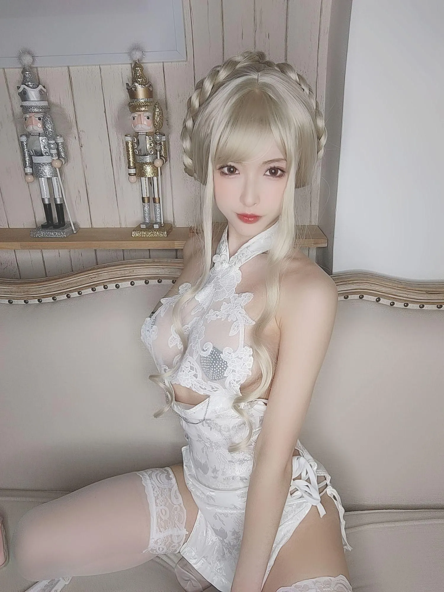 清水由乃 – NO.41 金发旗袍-自拍 [29P]插图