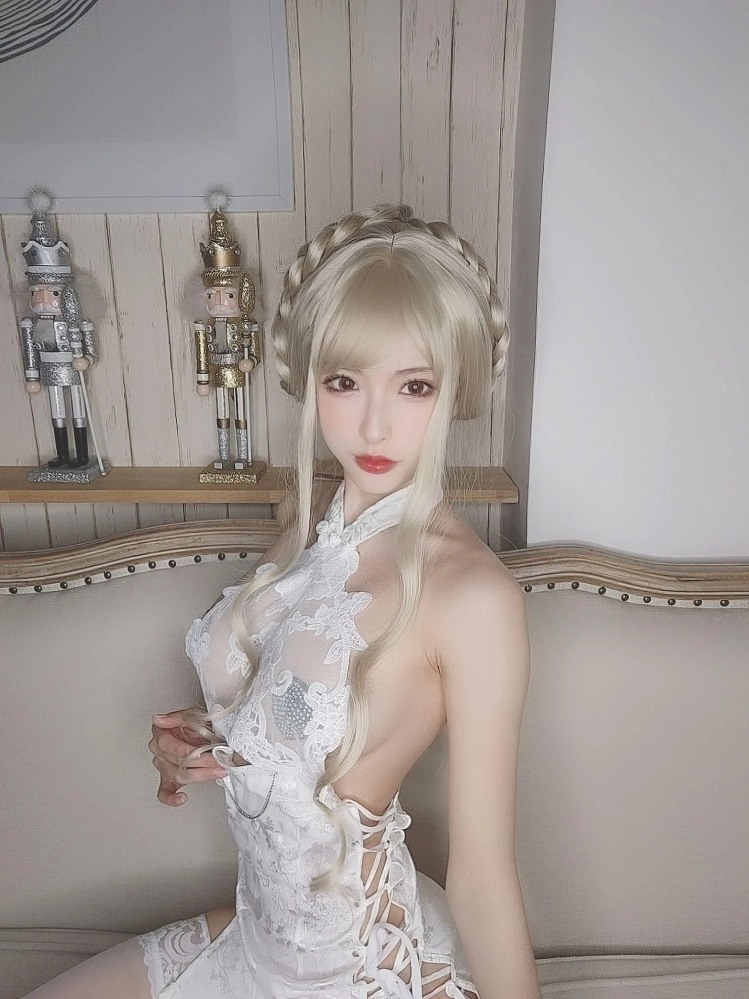 清水由乃 – NO.41 金发旗袍-自拍 [29P]插图