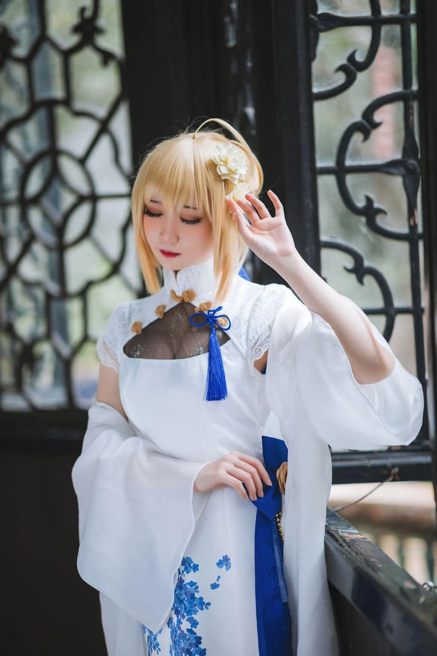 焖焖碳 NO.001 saber旗袍 [28P]插图3