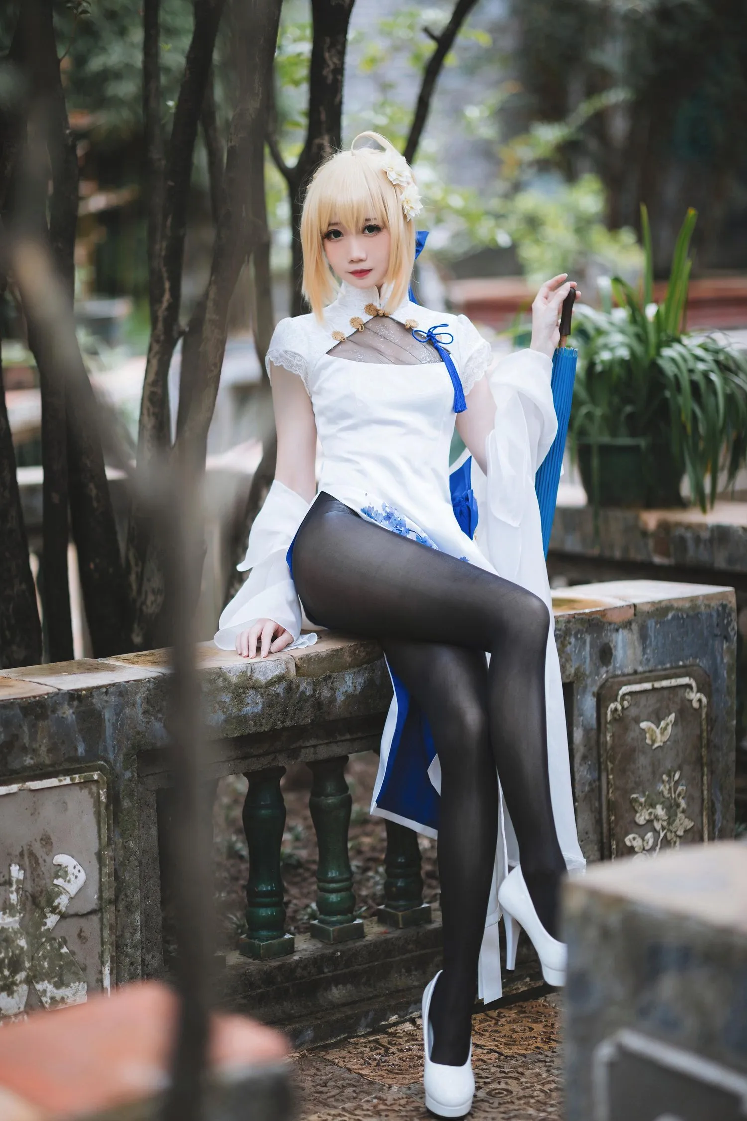 焖焖碳 NO.001 saber旗袍 [28P]插图7