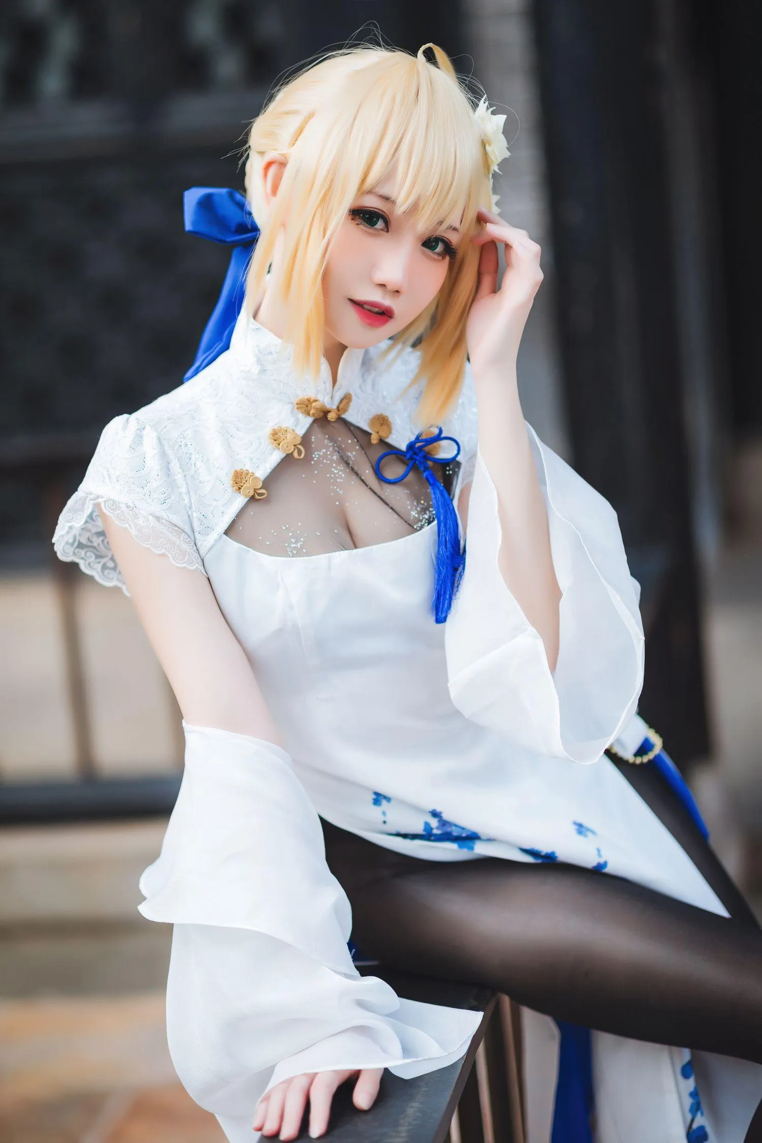 焖焖碳 NO.001 saber旗袍 [28P]插图3