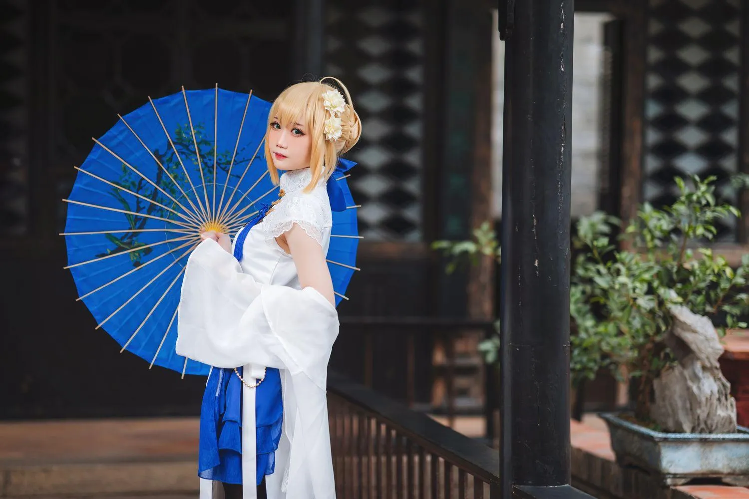 焖焖碳 NO.001 saber旗袍 [28P]插图7