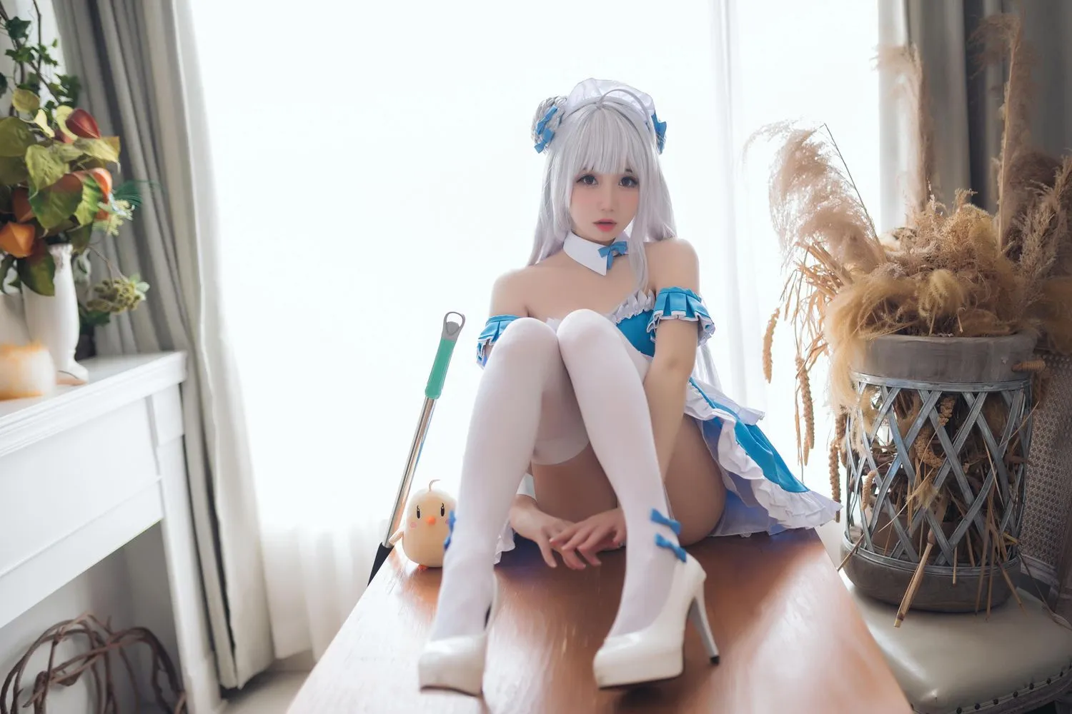 焖焖碳 NO.003 小天鹅女仆 [30P]插图5