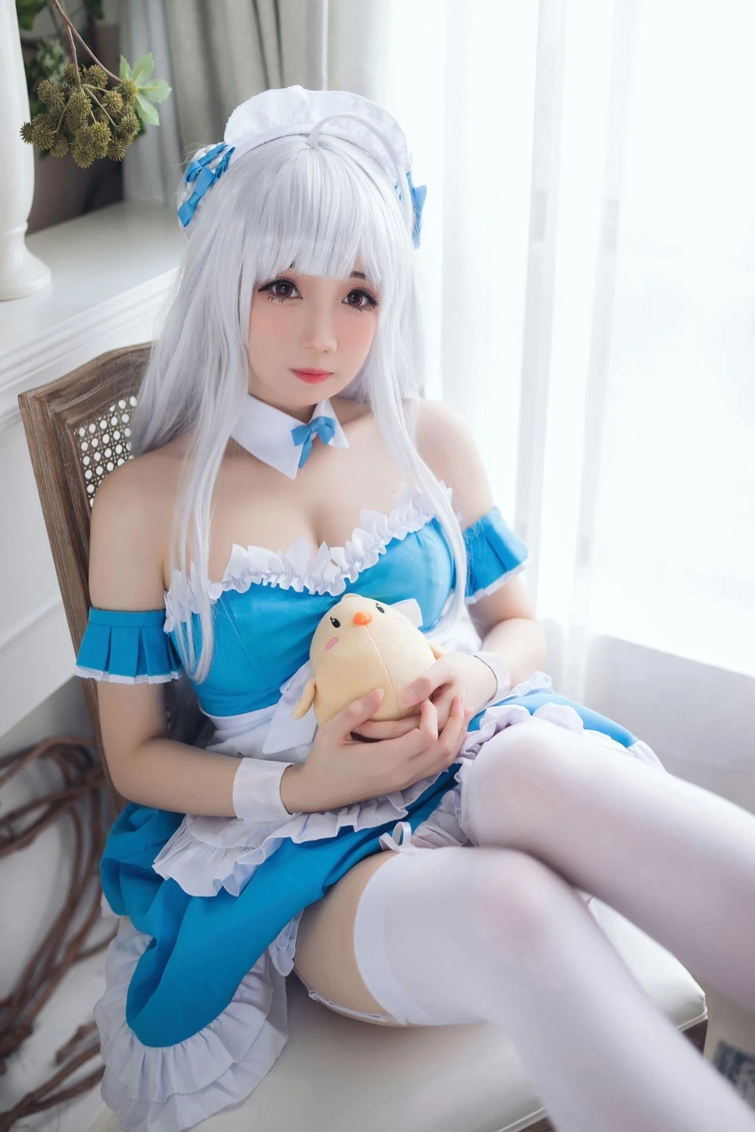 焖焖碳 NO.003 小天鹅女仆 [30P]插图9
