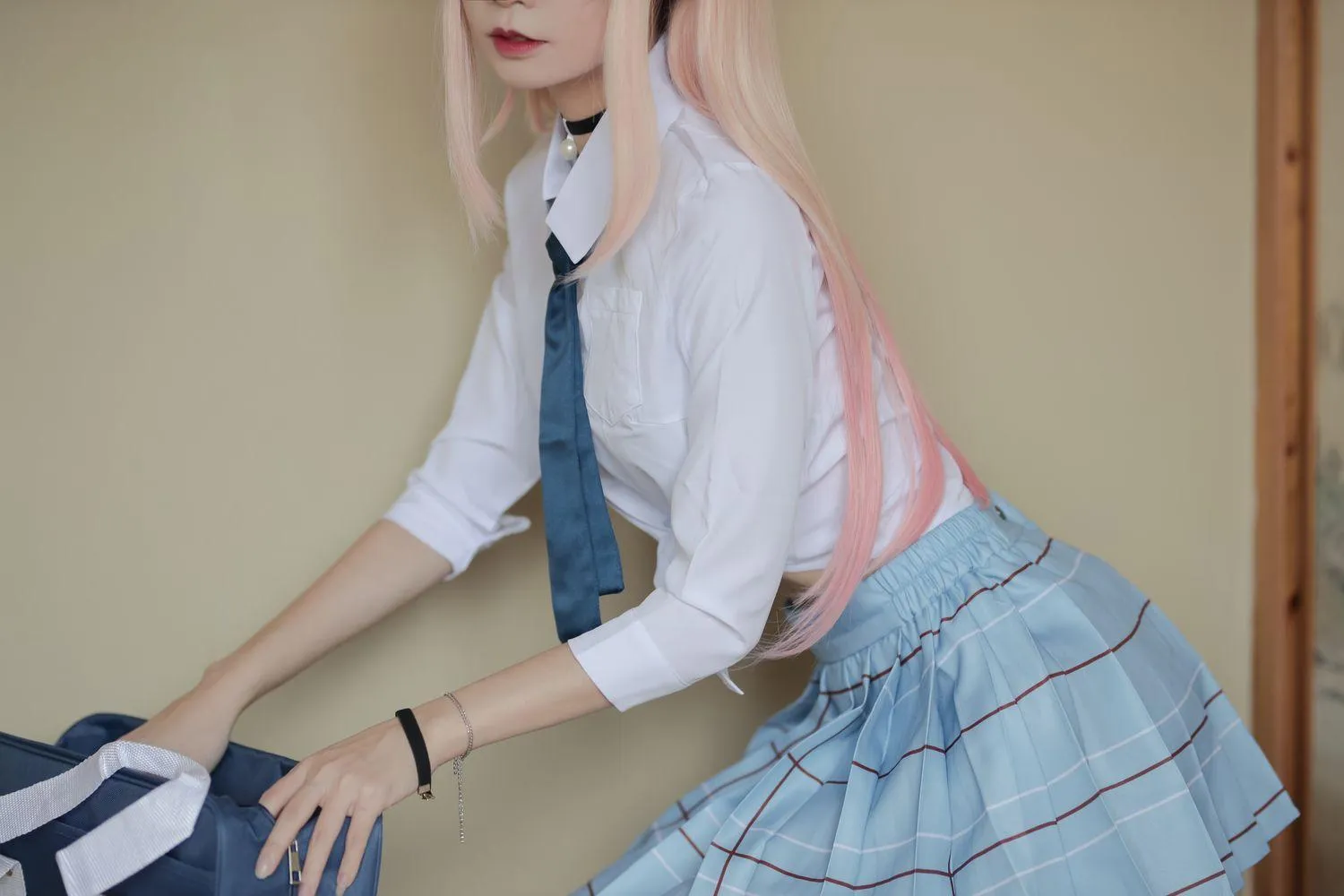爱老师_PhD – NO.42 喜多川海梦-校服、泳装 [17P]插图3