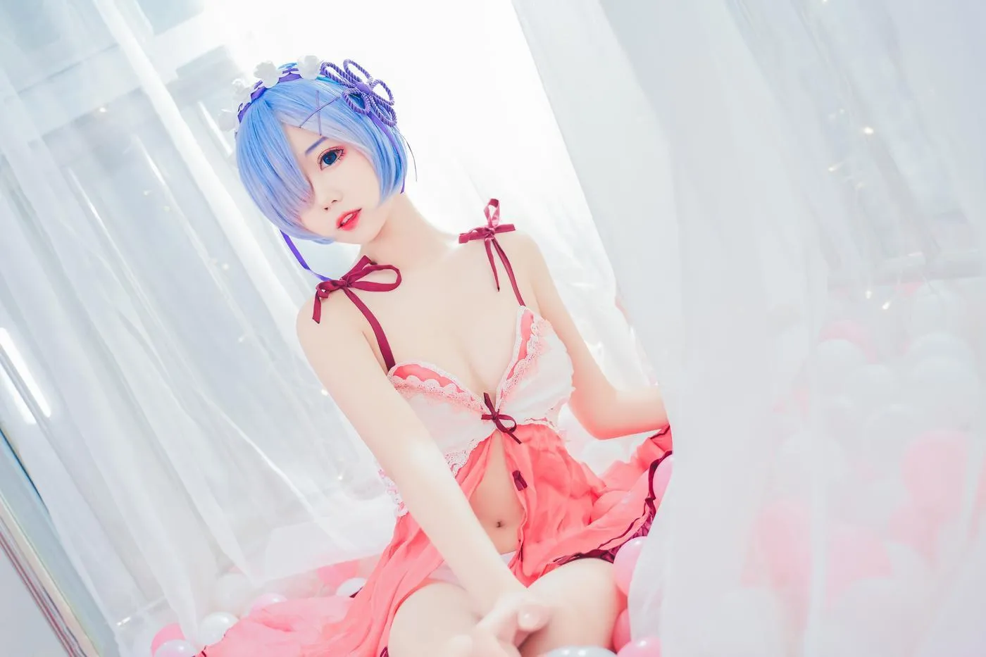 猫君君_MaoJun – NO.05 粉嫩嫩的雷姆 [40P]插图6