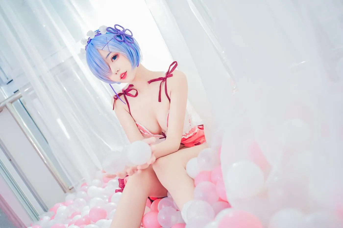 猫君君_MaoJun – NO.05 粉嫩嫩的雷姆 [40P]插图