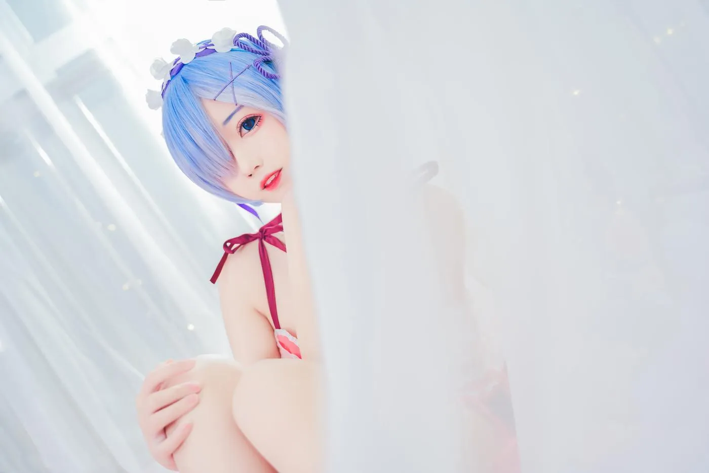 猫君君_MaoJun – NO.05 粉嫩嫩的雷姆 [40P]插图3