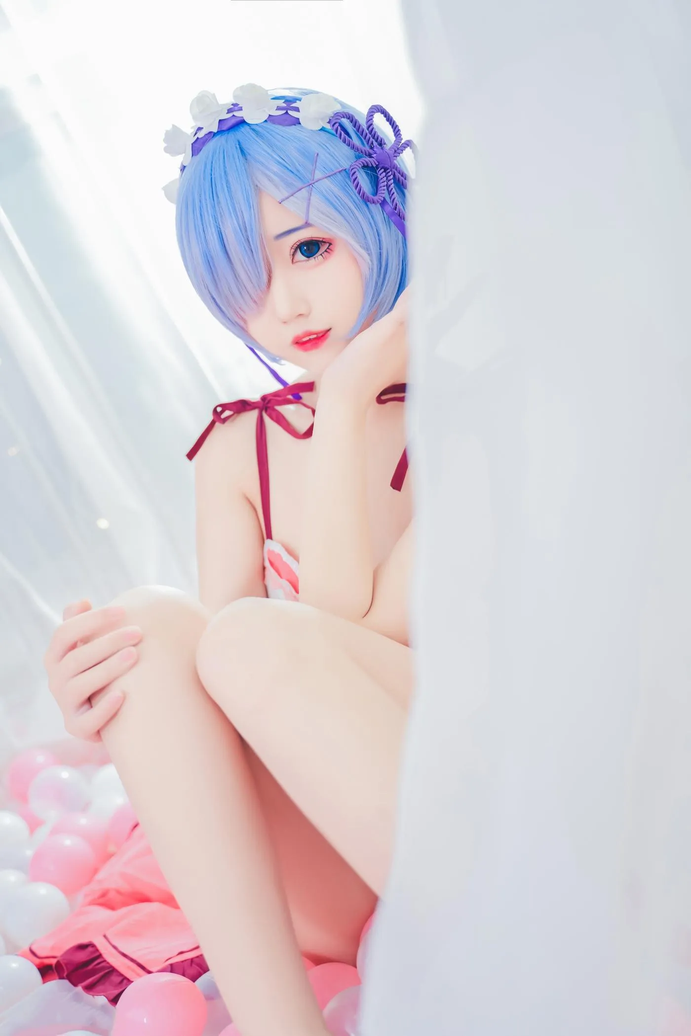 猫君君_MaoJun – NO.05 粉嫩嫩的雷姆 [40P]插图4