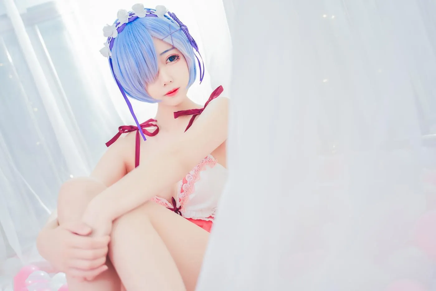 猫君君_MaoJun – NO.05 粉嫩嫩的雷姆 [40P]插图5