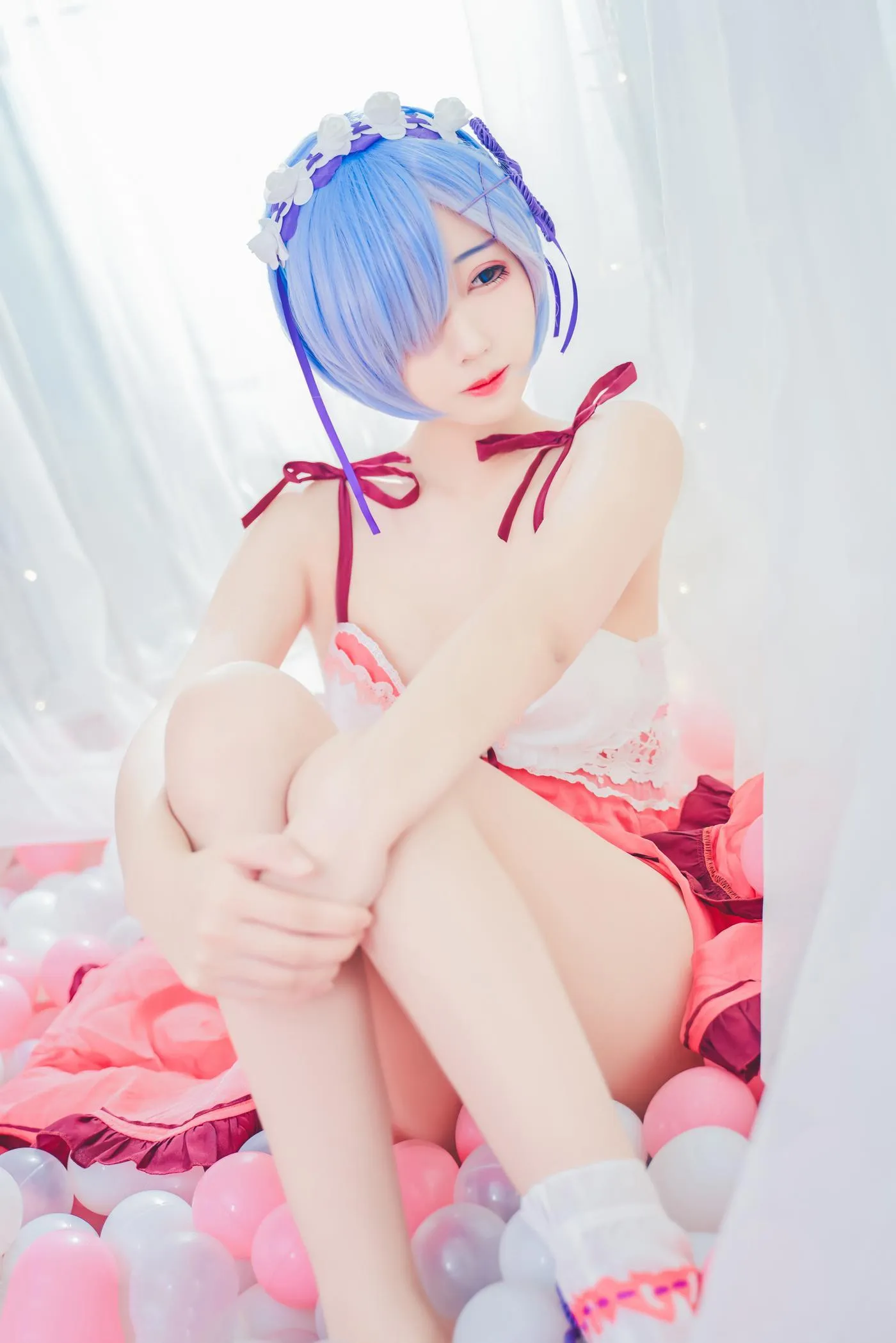 猫君君_MaoJun – NO.05 粉嫩嫩的雷姆 [40P]插图6
