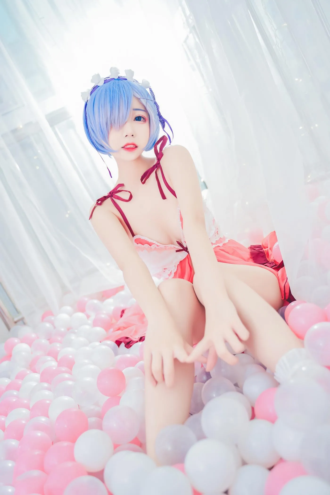 猫君君_MaoJun – NO.05 粉嫩嫩的雷姆 [40P]插图8