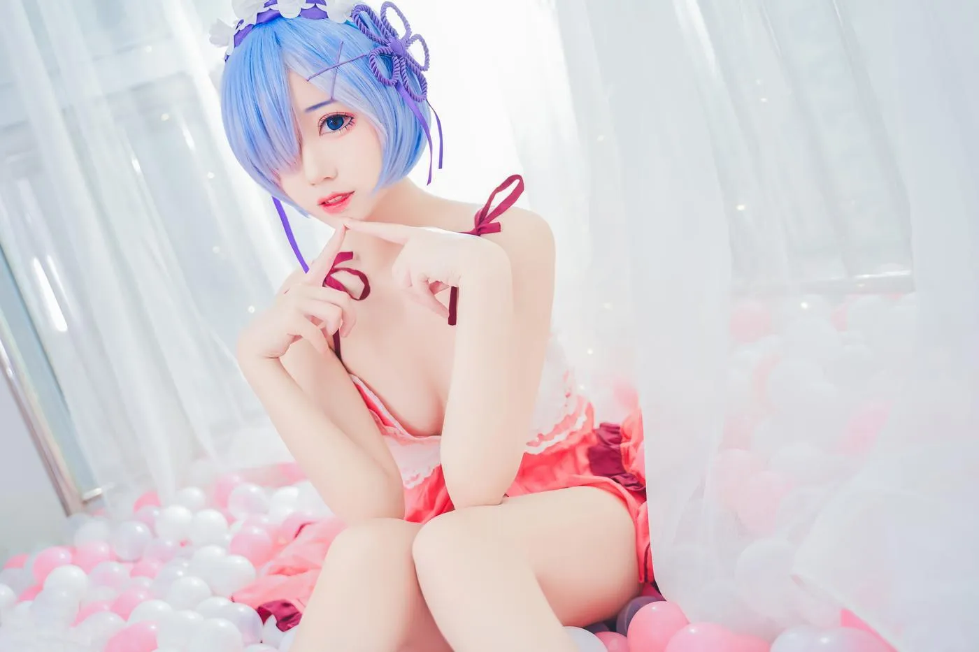 猫君君_MaoJun – NO.05 粉嫩嫩的雷姆 [40P]插图9