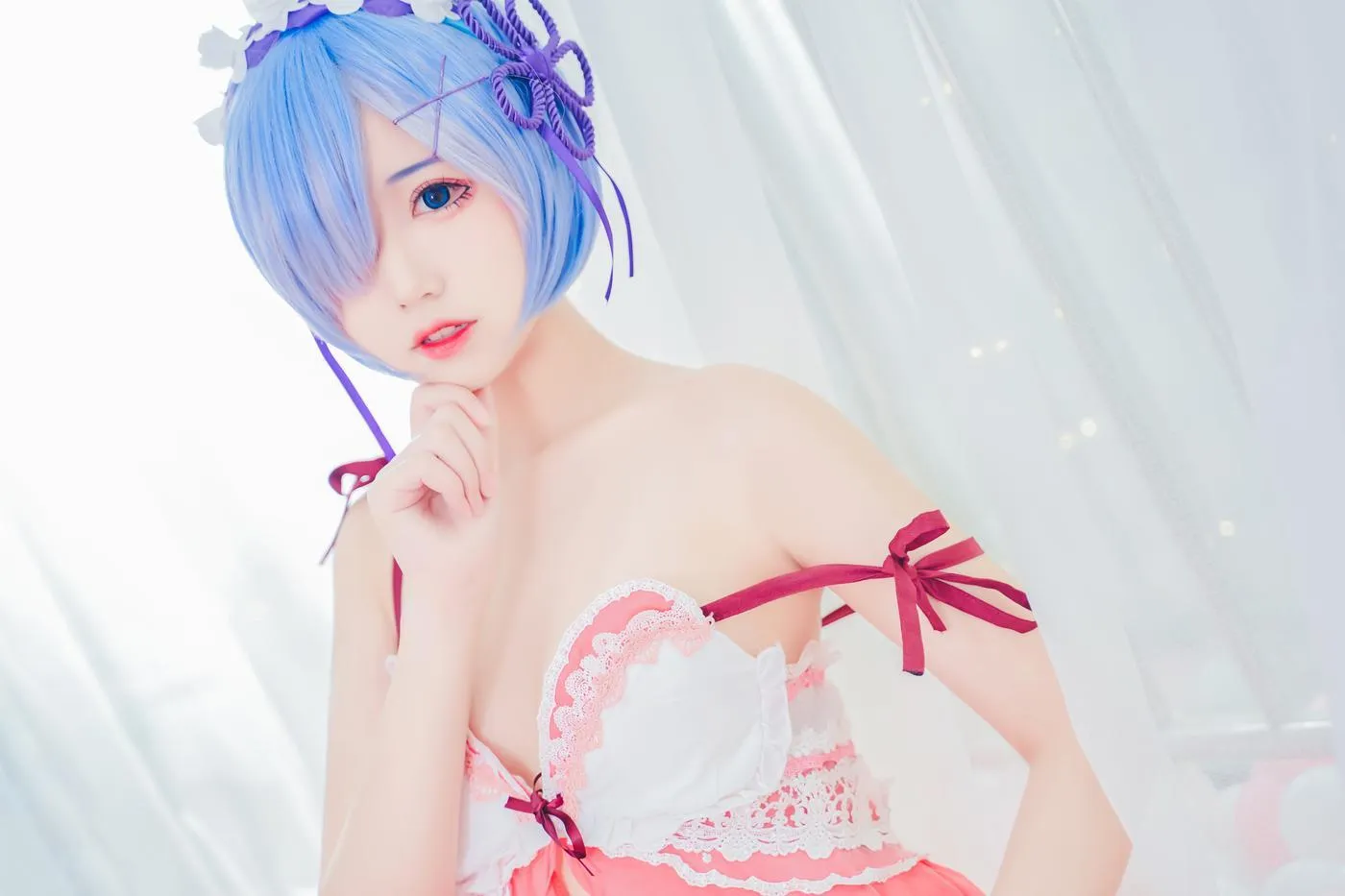 猫君君_MaoJun – NO.05 粉嫩嫩的雷姆 [40P]插图5