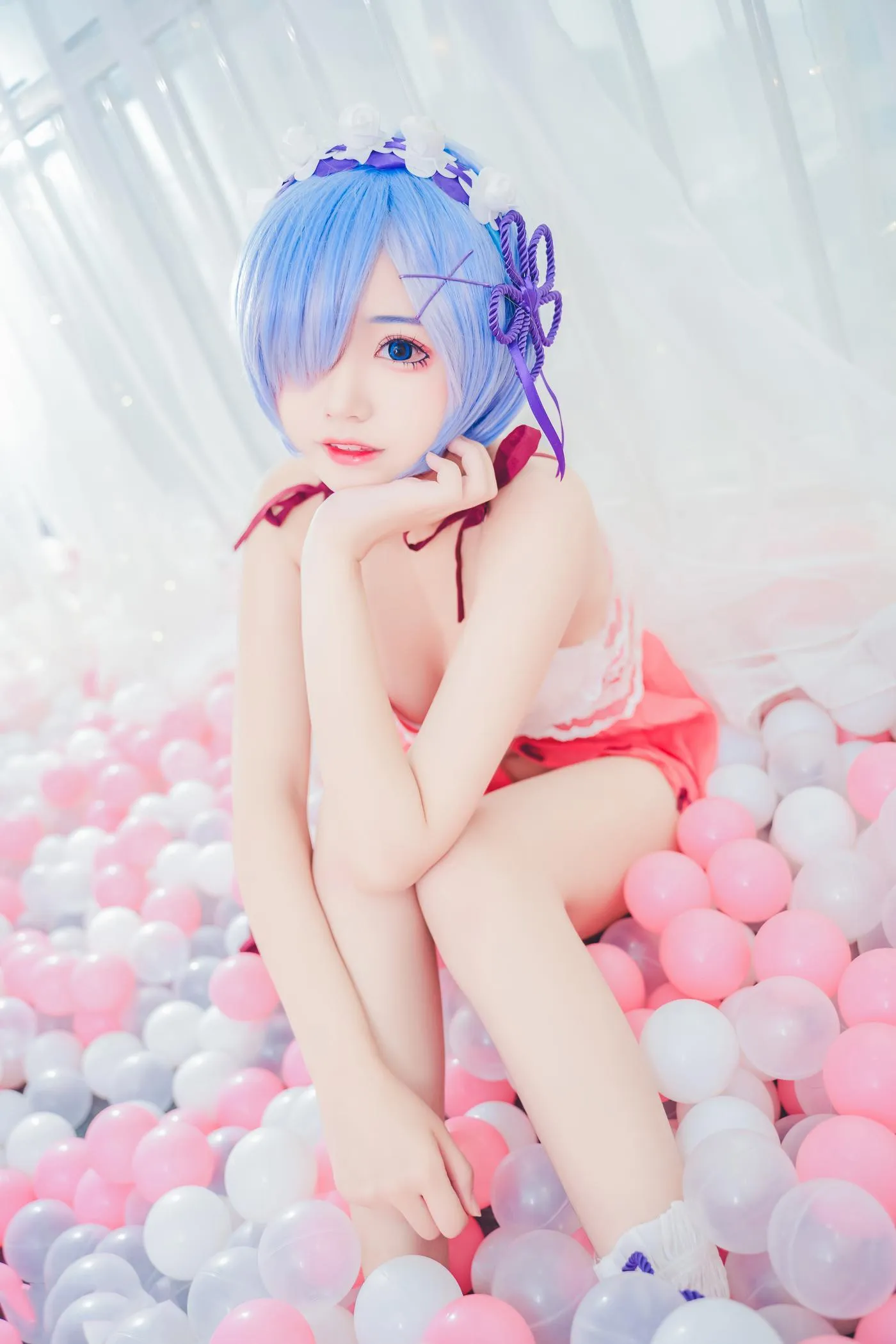 猫君君_MaoJun – NO.05 粉嫩嫩的雷姆 [40P]插图6