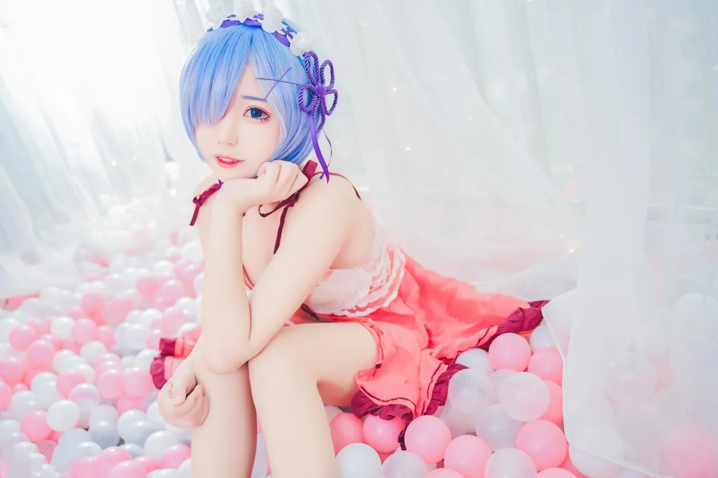 猫君君_MaoJun – NO.05 粉嫩嫩的雷姆 [40P]插图7