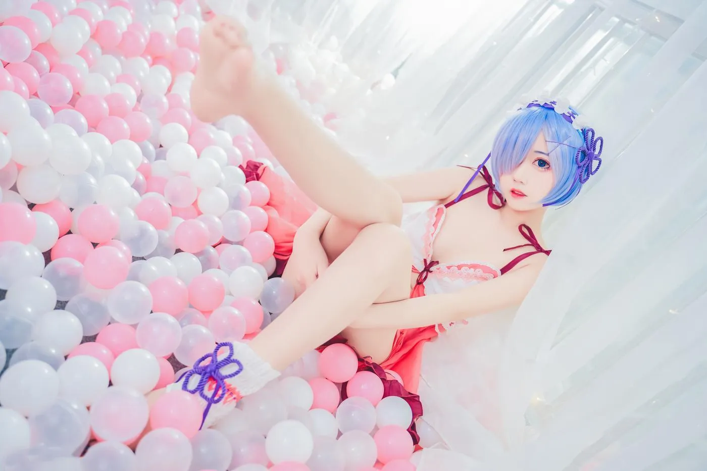 猫君君_MaoJun – NO.05 粉嫩嫩的雷姆 [40P]插图1