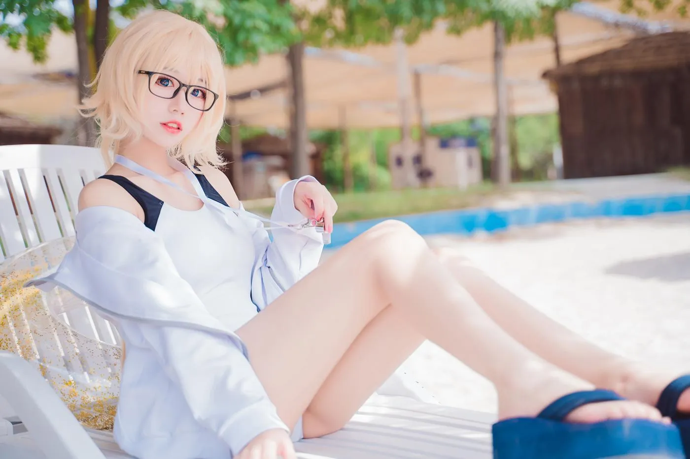 猫君君_MaoJun – NO.15 贞德竞技泳装 [47P]插图5