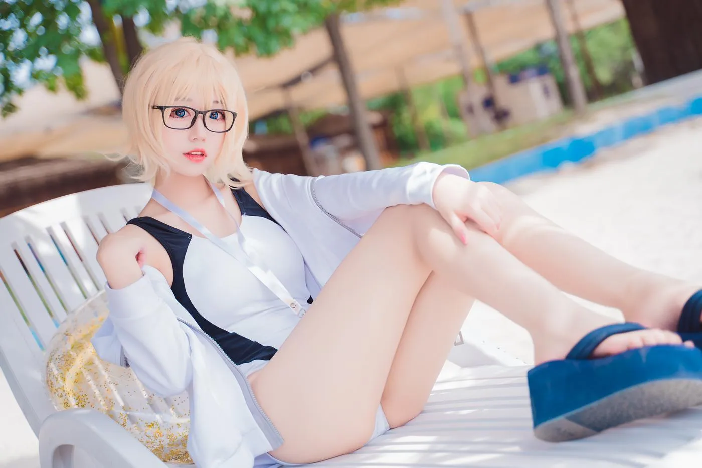 猫君君_MaoJun – NO.15 贞德竞技泳装 [47P]插图7