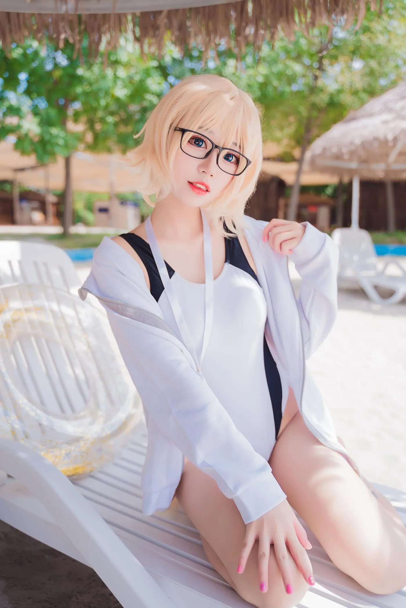 猫君君_MaoJun – NO.15 贞德竞技泳装 [47P]插图4