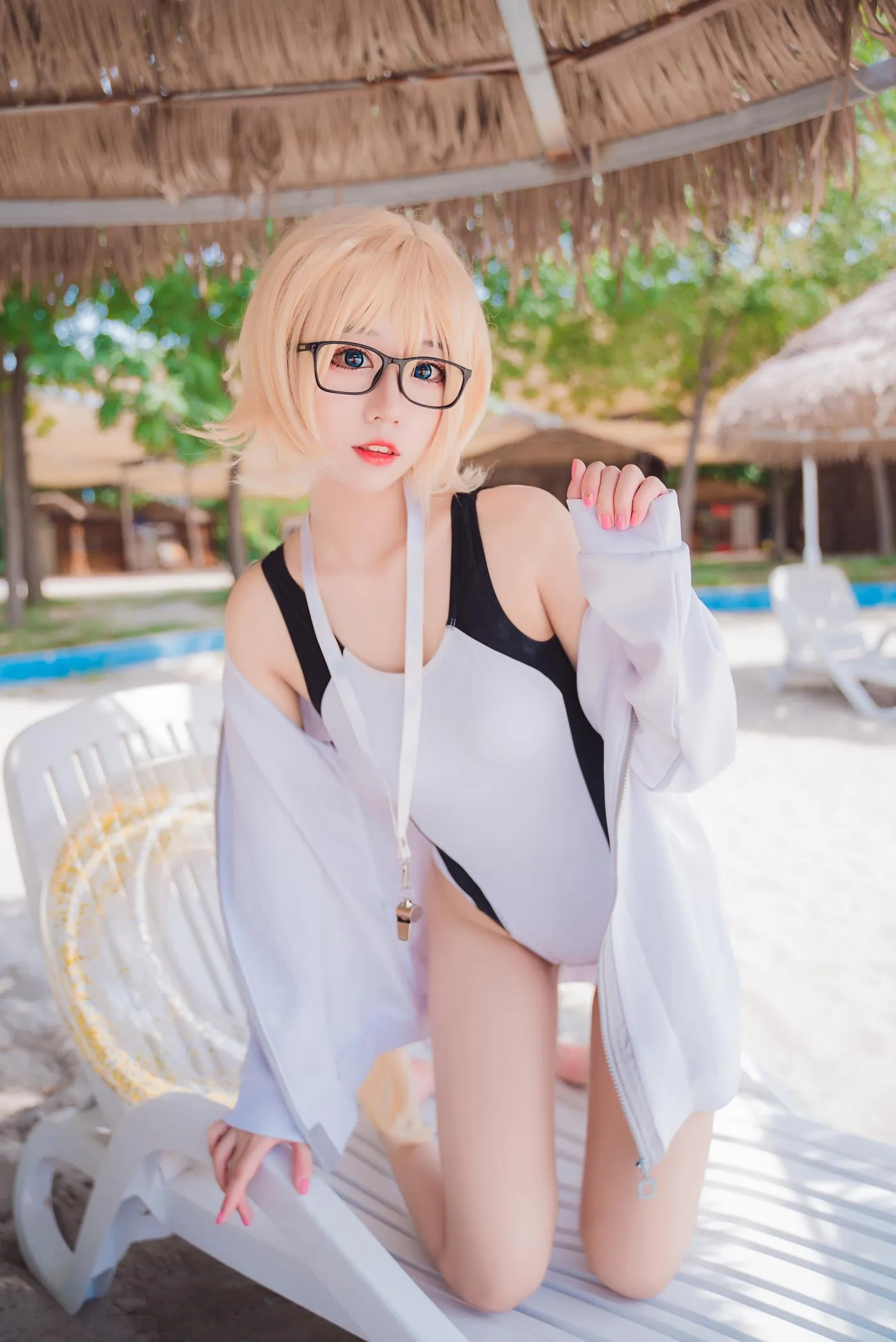 猫君君_MaoJun – NO.15 贞德竞技泳装 [47P]插图5