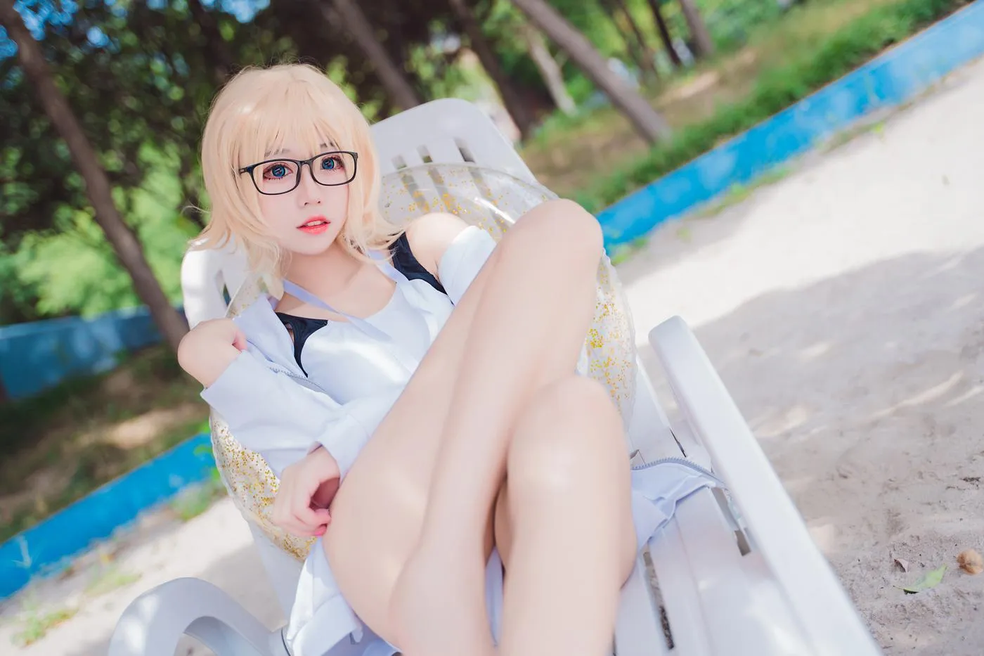 猫君君_MaoJun – NO.15 贞德竞技泳装 [47P]插图3