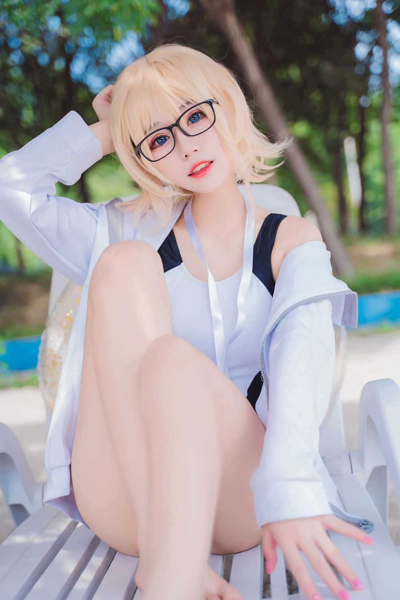 猫君君_MaoJun – NO.15 贞德竞技泳装 [47P]插图5