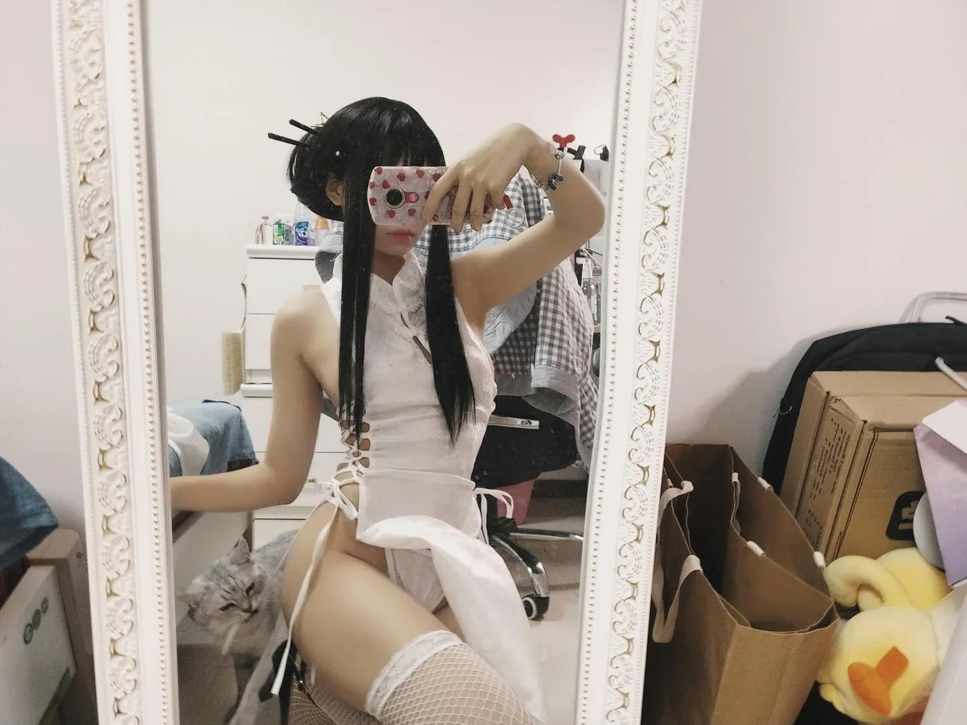 猫君君_MaoJun – NO.17 绑带旗袍 [16P]插图7