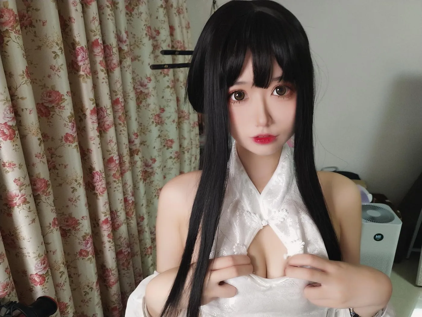 猫君君_MaoJun – NO.17 绑带旗袍 [16P]插图1