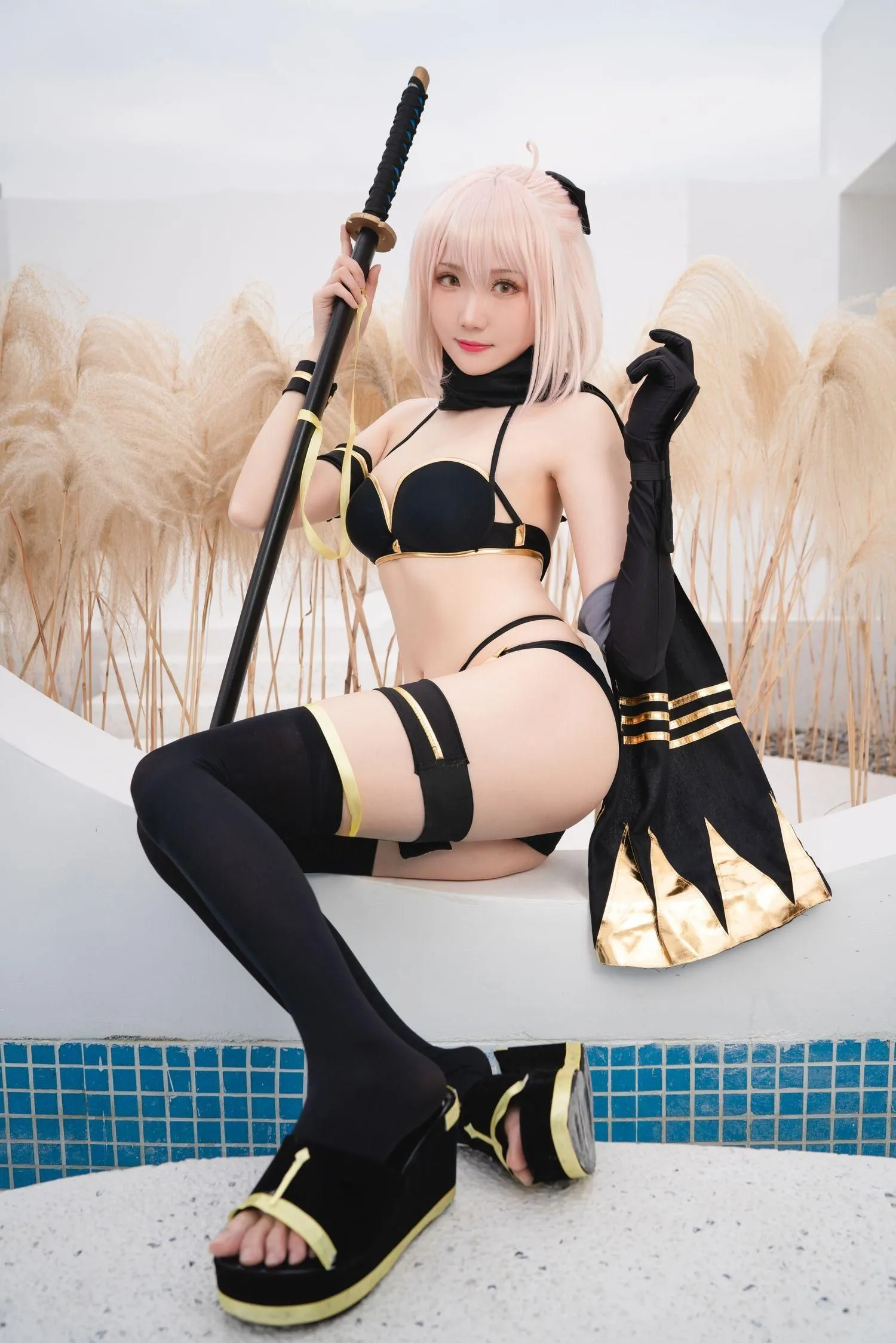瓜希酱 NO.006 总司水着 [24P]插图5