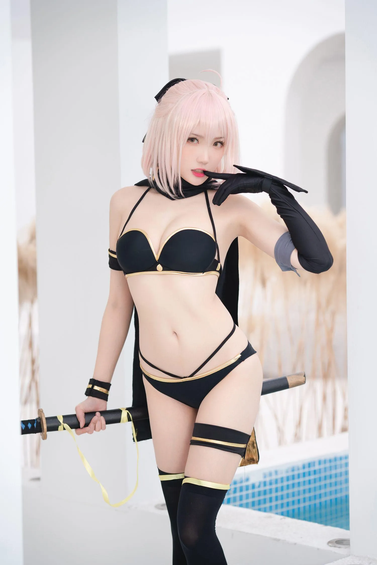 瓜希酱 NO.006 总司水着 [24P]插图8
