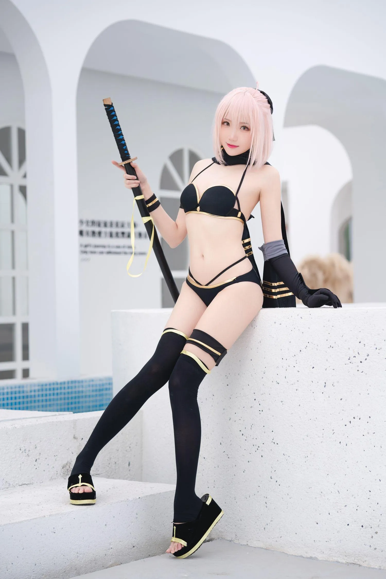 瓜希酱 NO.006 总司水着 [24P]插图2