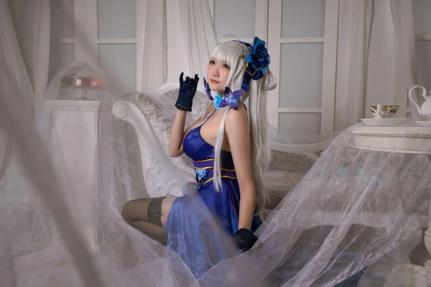 瓜希酱 NO.011 光辉 茶会 [18P]插图5