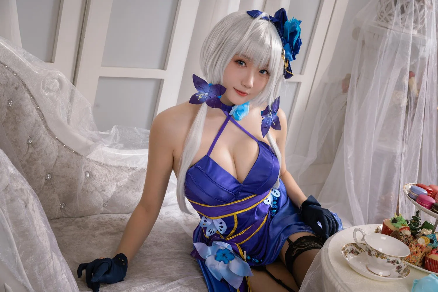 瓜希酱 NO.011 光辉 茶会 [18P]插图3