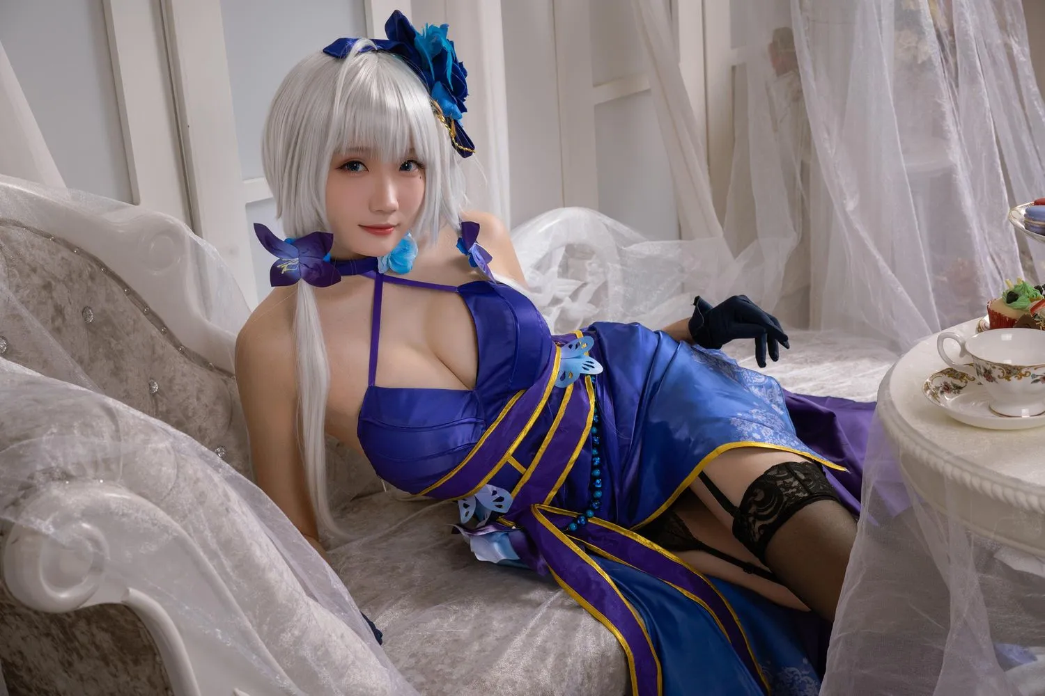 瓜希酱 NO.011 光辉 茶会 [18P]插图4
