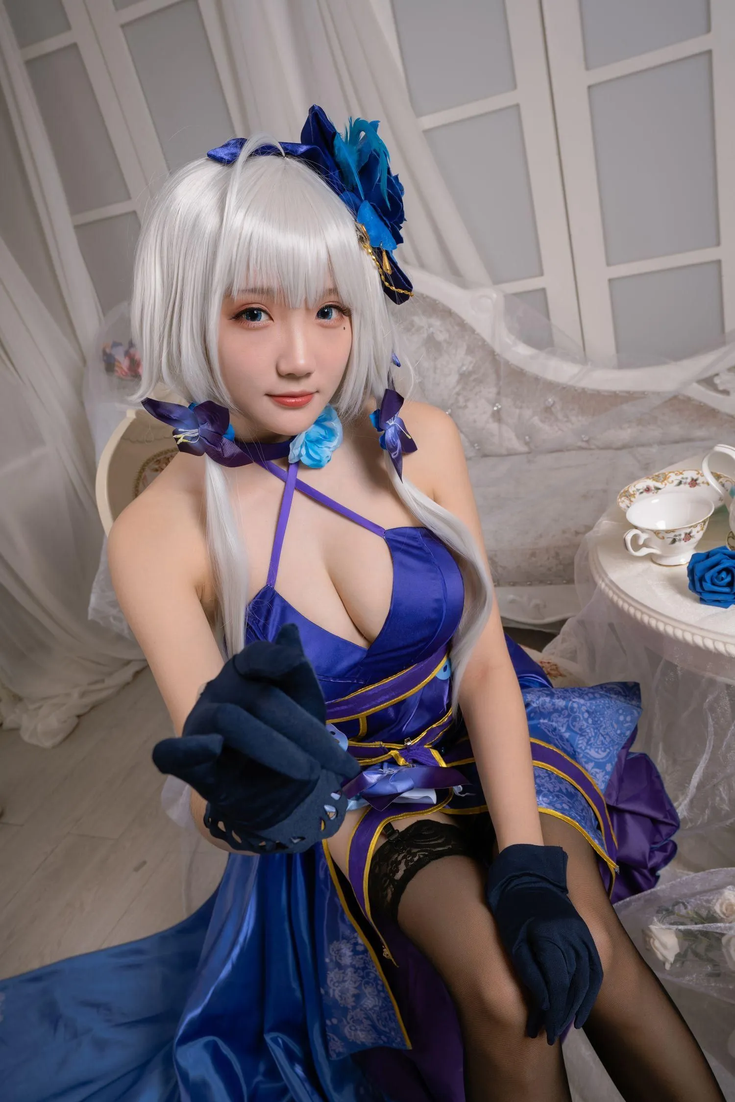 瓜希酱 NO.011 光辉 茶会 [18P]插图6