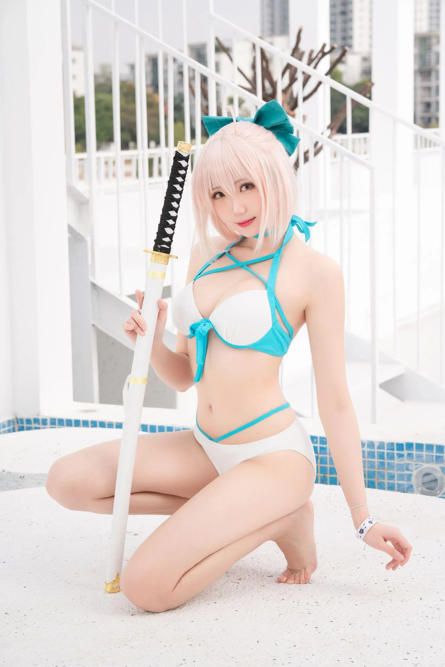 瓜希酱 NO.022 总司水着满破 [26P]插图2