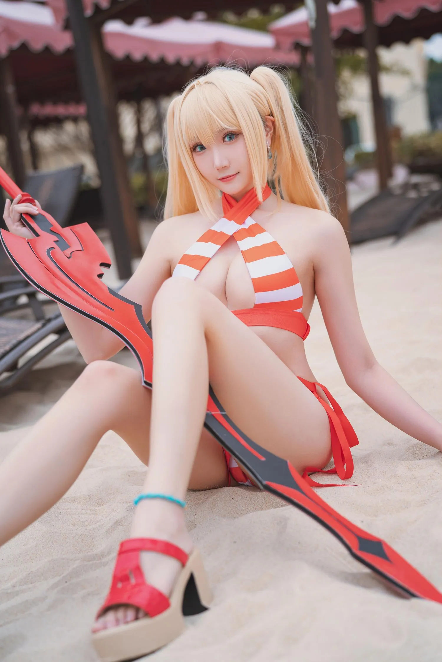 瓜希酱 NO.032 尼禄水着 [20P]插图