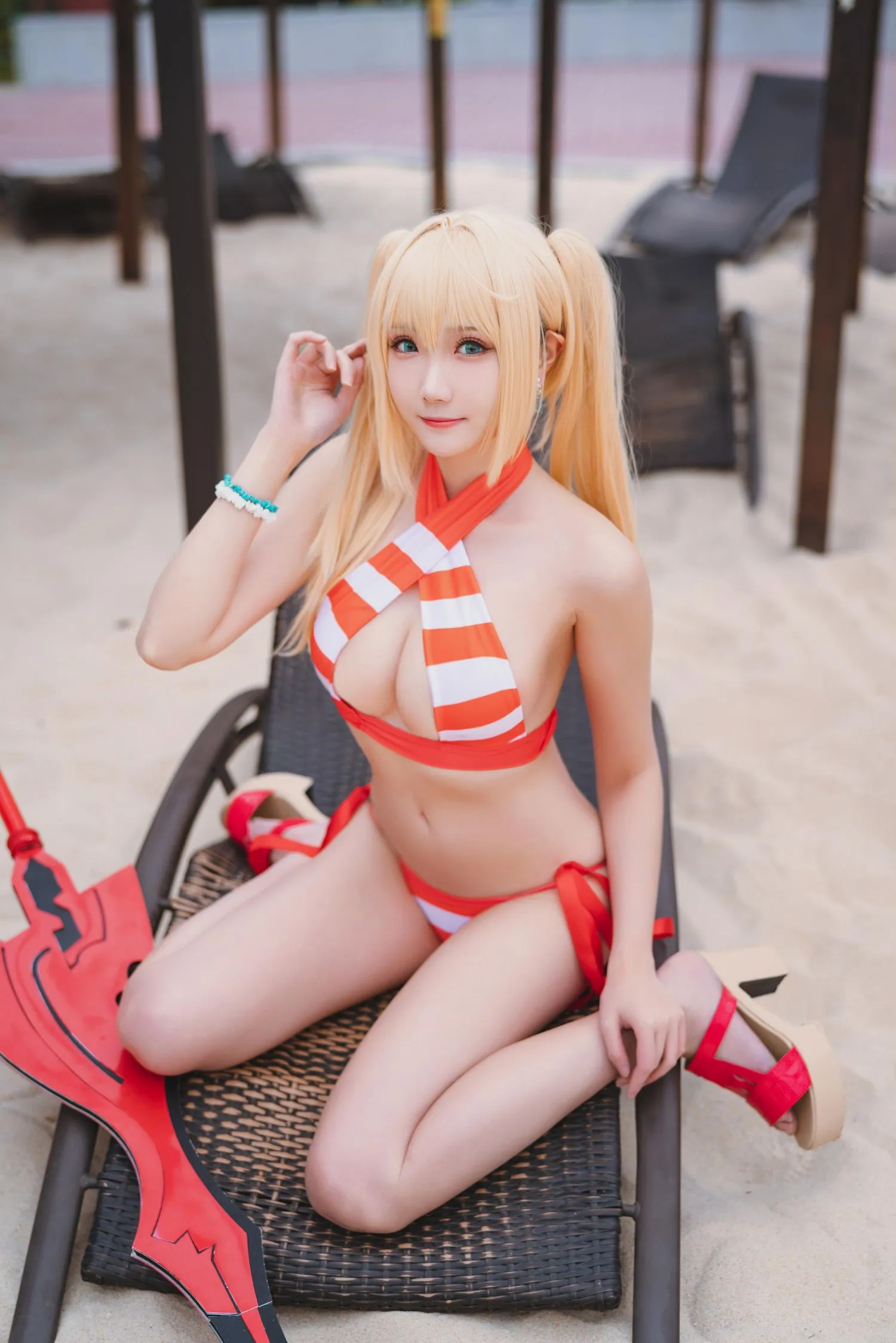 瓜希酱 NO.032 尼禄水着 [20P]插图4