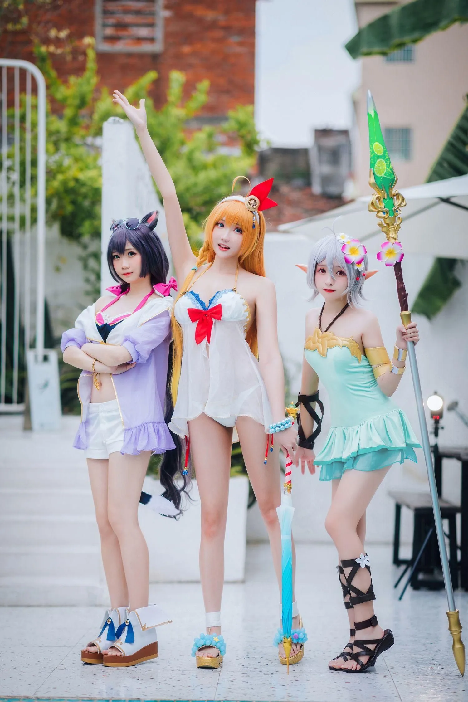 瓜希酱 NO.034 公主连结 夏日御三家 [20P]插图5