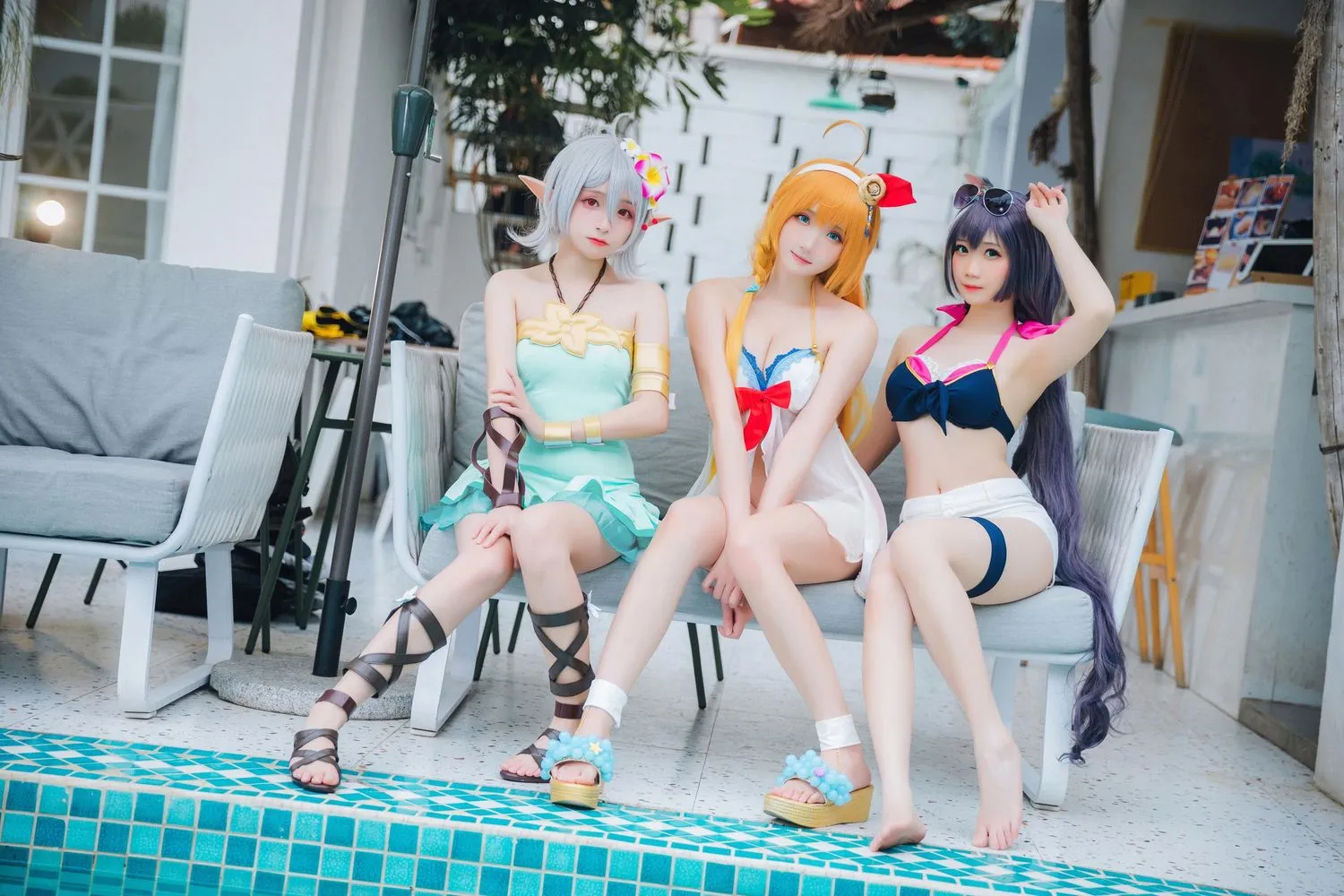 瓜希酱 NO.034 公主连结 夏日御三家 [20P]插图8