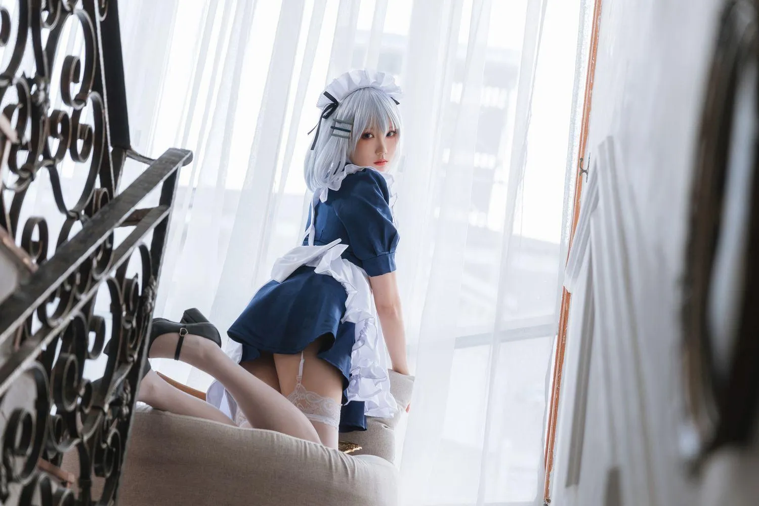 瓜希酱 NO.044 折纸女仆 [22P]插图1