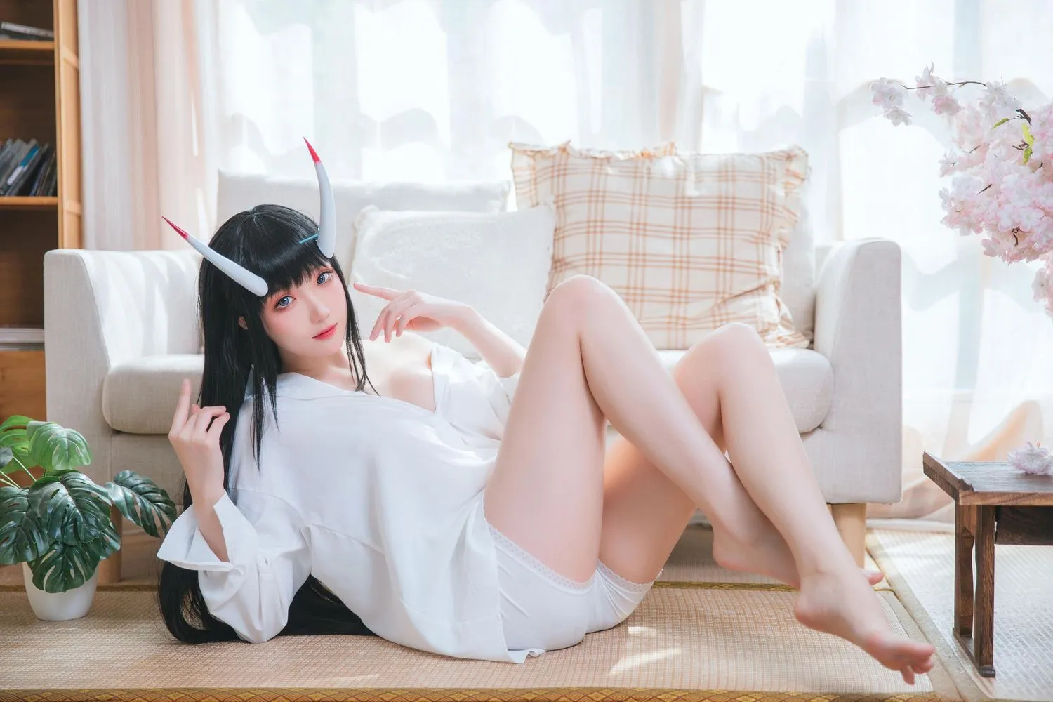 瓜希酱 NO.046 能代衬衣 [23P]插图8