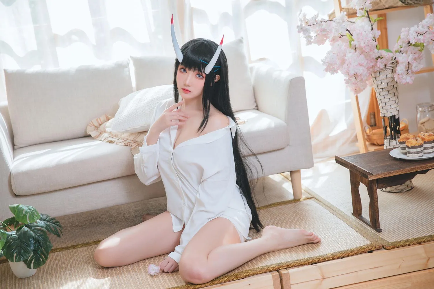 瓜希酱 NO.046 能代衬衣 [23P]插图2