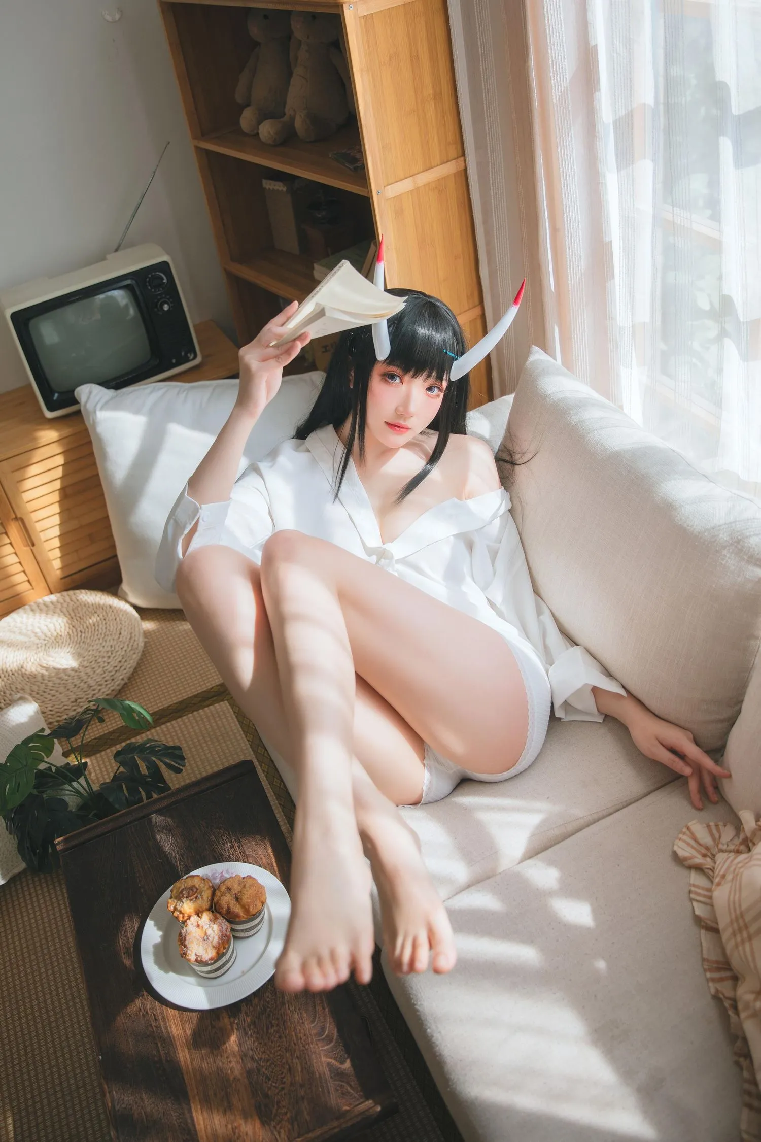 瓜希酱 NO.046 能代衬衣 [23P]插图9