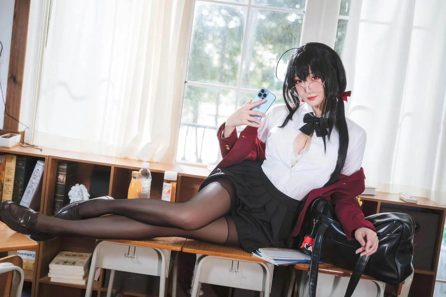 瓜希酱 NO.047 大凤JK [30P]插图1