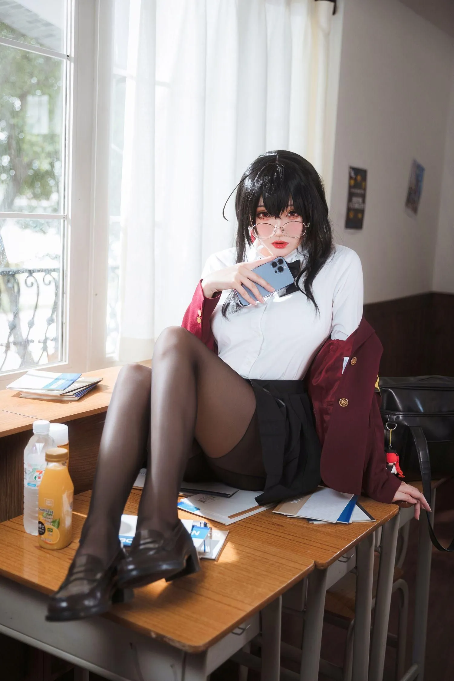瓜希酱 NO.047 大凤JK [30P]插图4
