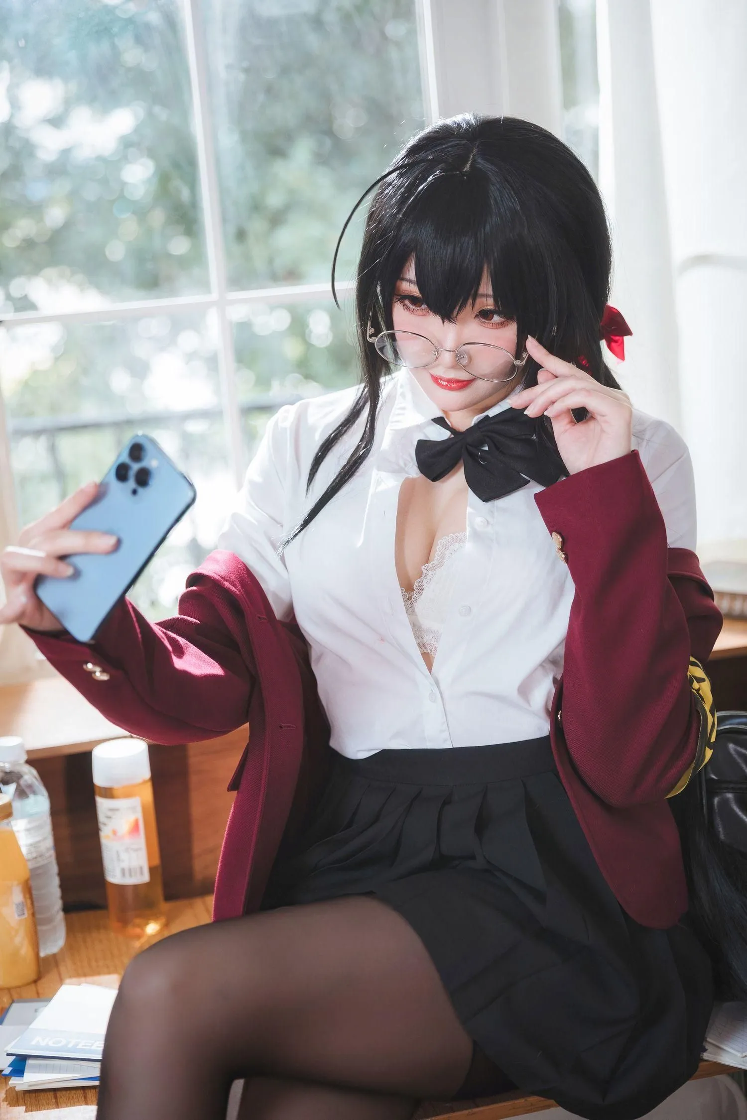 瓜希酱 NO.047 大凤JK [30P]插图1