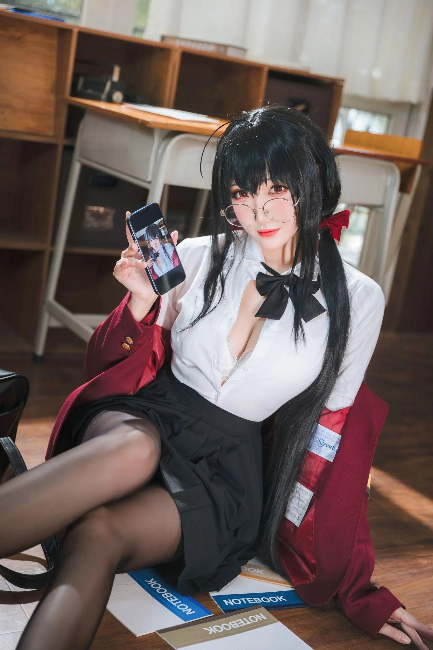 瓜希酱 NO.047 大凤JK [30P]插图7